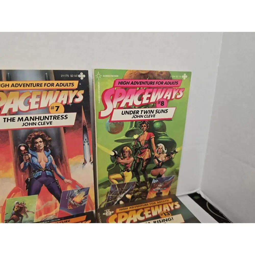 16 John Cleve Spaceways Series #4-#19 MMPB VTG Science Fiction Novels Lot